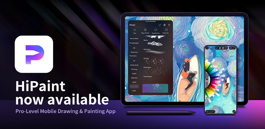 Download HiPaint: Sketch & Paint Mod APK 6.1.8 – (Unlocked,Pro)