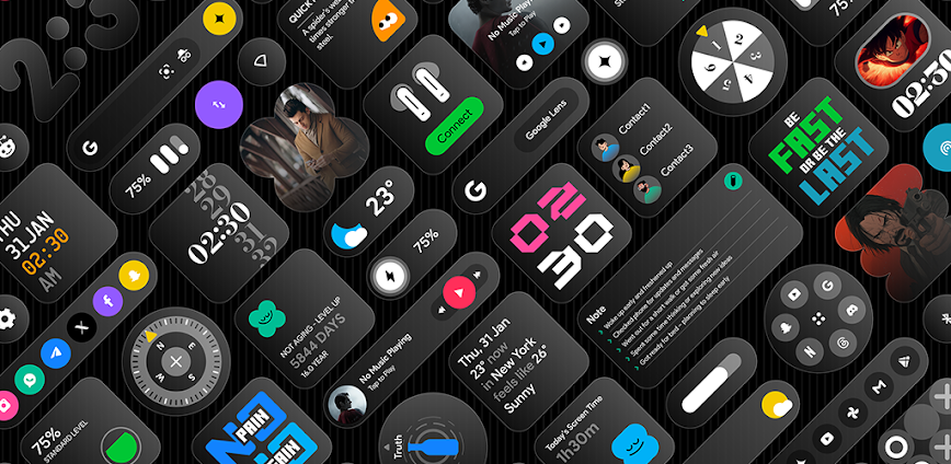 Glass Widgets