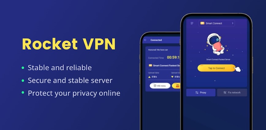 Download Rocket VPN -Security&Smart Mod APK 3.25.579 – (Remove ads,Unlocked,Premium)
