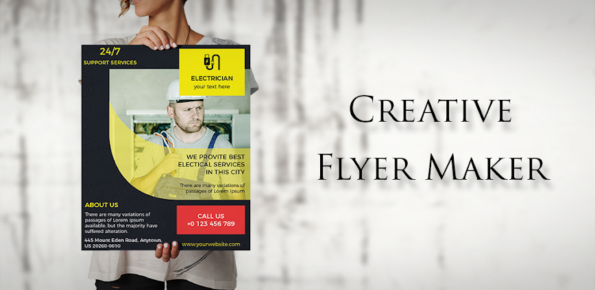 Download Flyer Maker, AI Poster Maker Mod APK 166.0 – (Unlocked,Pro)