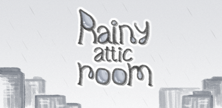 Rainy attic room