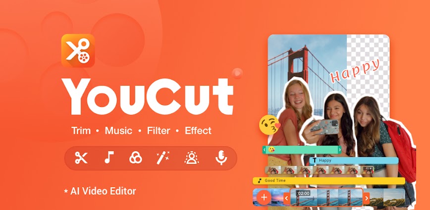 Download YouCut – Video Editor & Maker Mod APK 1.701.1214 – (Unlocked)