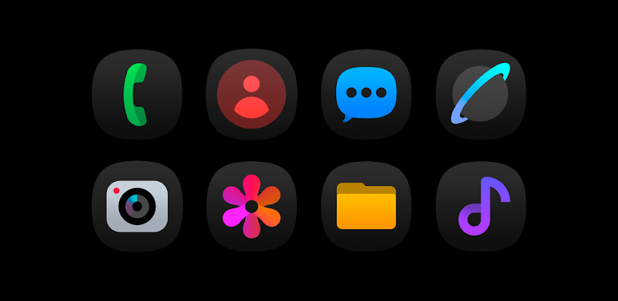 OnePro (Dark) – Icon Pack