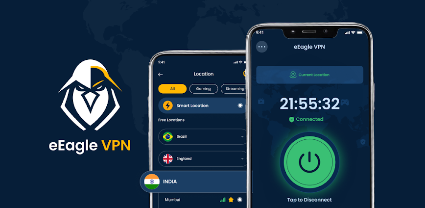 Download eEagle VPN Secure Proxy Master Mod APK 2.10.8 – (Paid for free,Free purchase)