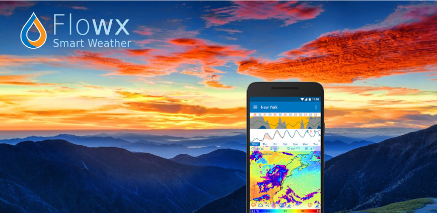 Download Flowx: Weather Map Forecast Mod APK 4.142 – (Paid for free,Free purchase)