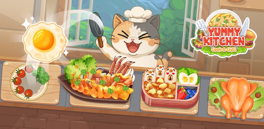 Download Yummy Kitchen: Cook & Chill Mod APK 0.1.6 – (Unlimited Money)