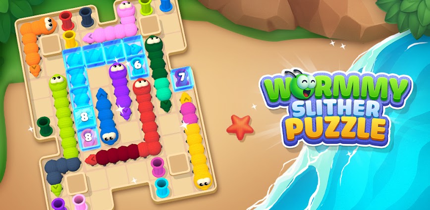 Download Wormmy Slither Puzzle Mod APK 1.6.3 – (Remove ads,Unlimited money)