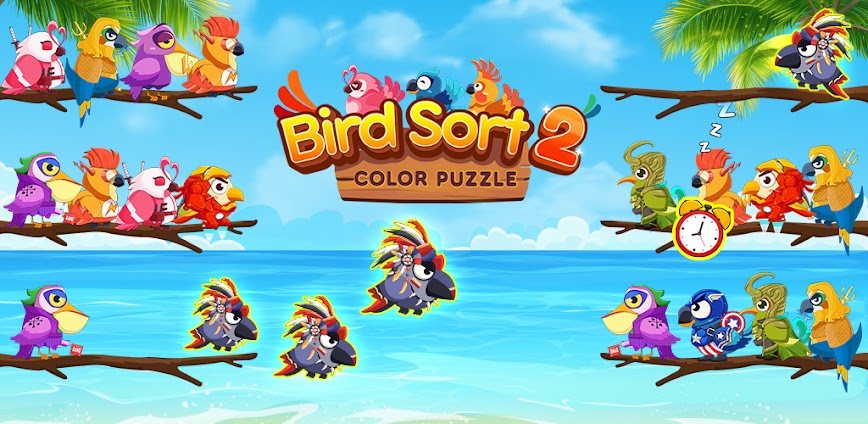 Bird Sort 2: Color Puzzle