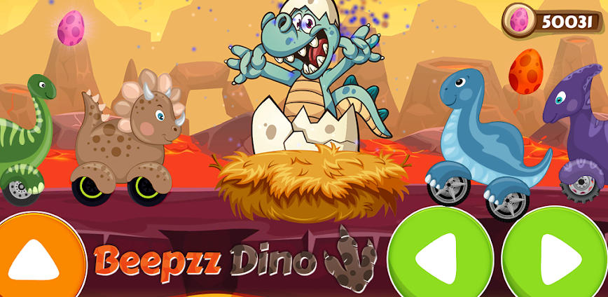 Car games for kids – Dino game