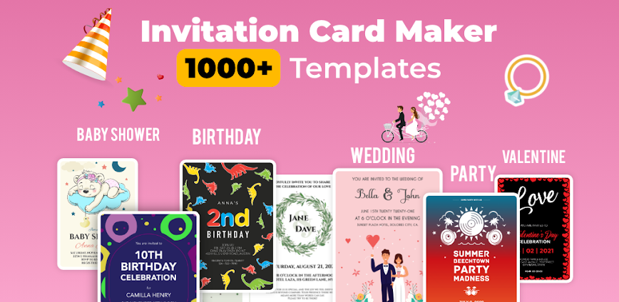 Download Invitation maker & Card Design Mod APK 29.8 – (Unlocked,Premium)