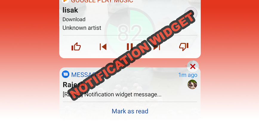 Download Notification Widget Mod APK 1.5.206 – (Unlocked,Pro)