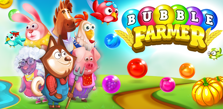 Download Farm Pop : Bubble Shooter 2025 Mod APK 4.8 – (Unlimited money,Mod Menu)
