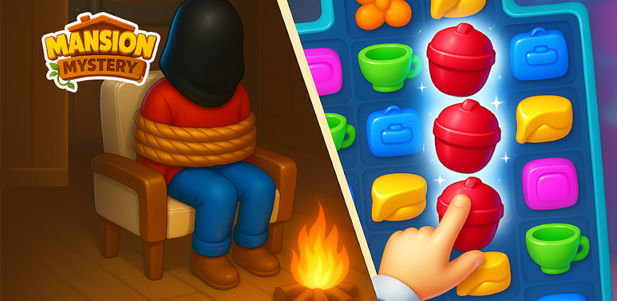 Download Mansion Mystery : Match 3 Game Mod APK 1.1.50 – (Unlimited money,Free purchase)