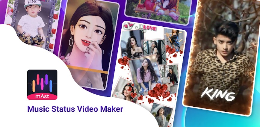 Download mAst: Music Status Video Maker Mod APK 2.7.7 – (Unlocked,Pro)