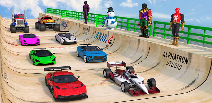 Download Superhero Car Stunt Mega Ramps Mod APK 8 – (Unlocked)
