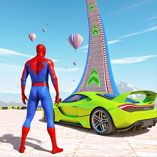 Download Superhero Car Stunt Mega Ramps Mod APK 8 – (Unlocked)