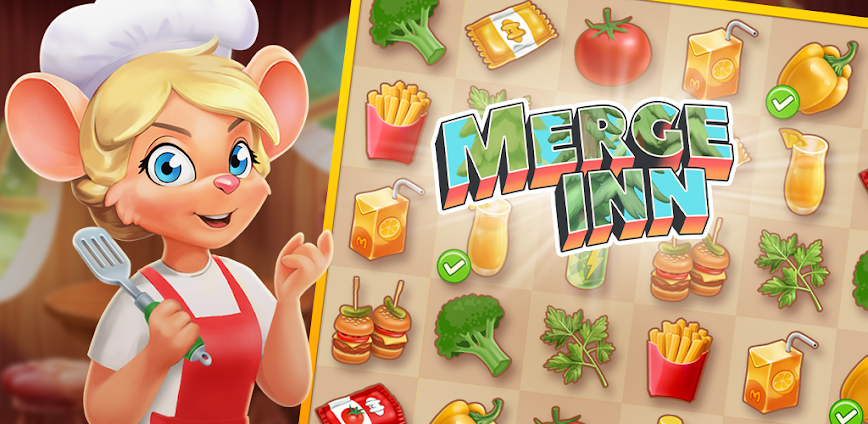 Download Merge Inn – Cafe Merge Game Mod APK 7.13 – (Unlimited money)