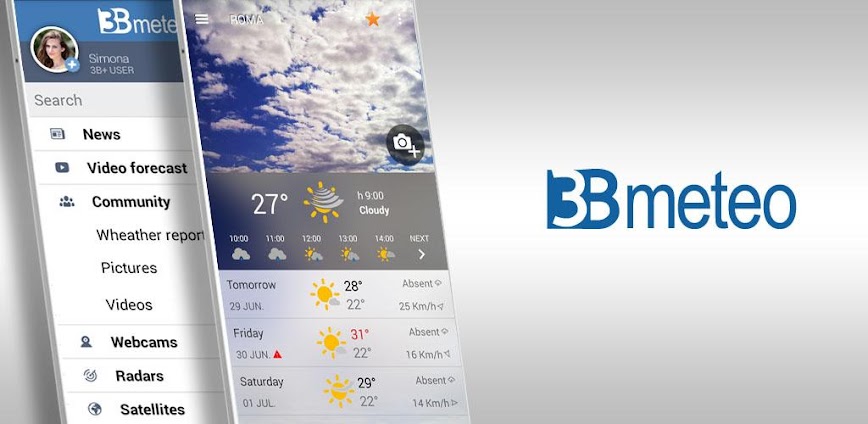 Download 3B Meteo – Weather Forecasts Mod APK 4.8.18 – (Unlocked,Premium)