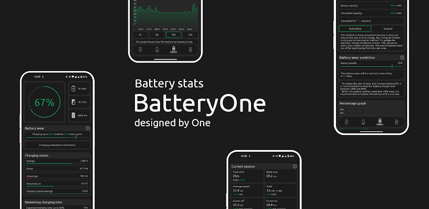 Download Battery One: Charging & Health Mod APK 1.9.7.2 – (Unlocked,Premium)