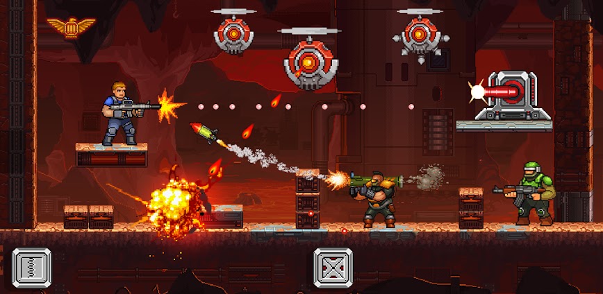 Download Gun Force Side-scrolling Game Mod APK 2.22 – (Free purchase,Free shopping)