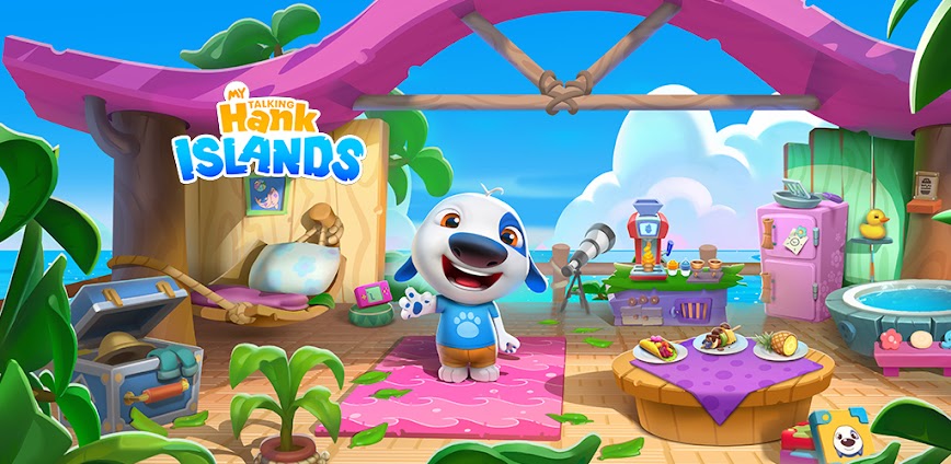 My Talking Hank v3.9.1.47586 MOD APK [Unlimited Coins, Hack Max level]
