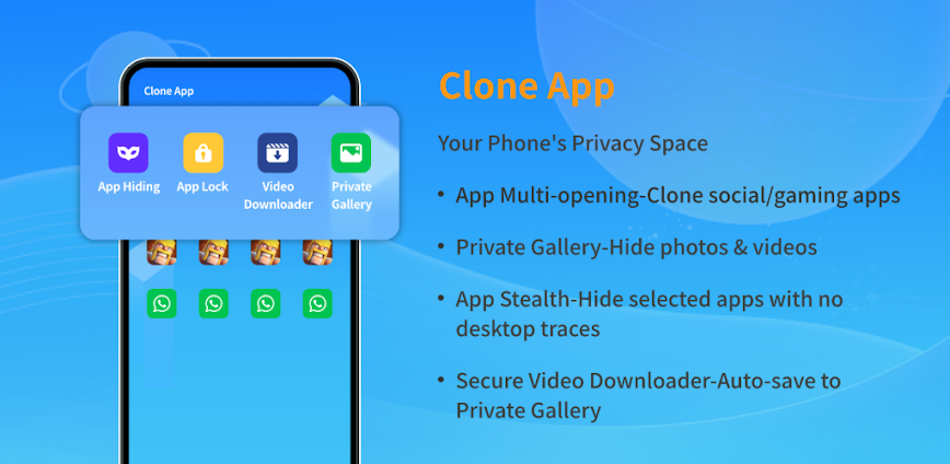 Clone App-Parallel Dual Space