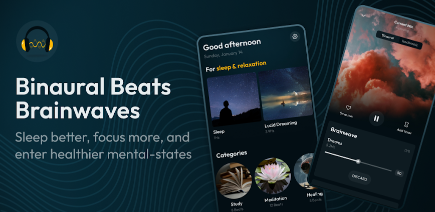 Download Binaural Beats Brainwaves Mod APK 6.40 – (Paid for free,Free purchase)