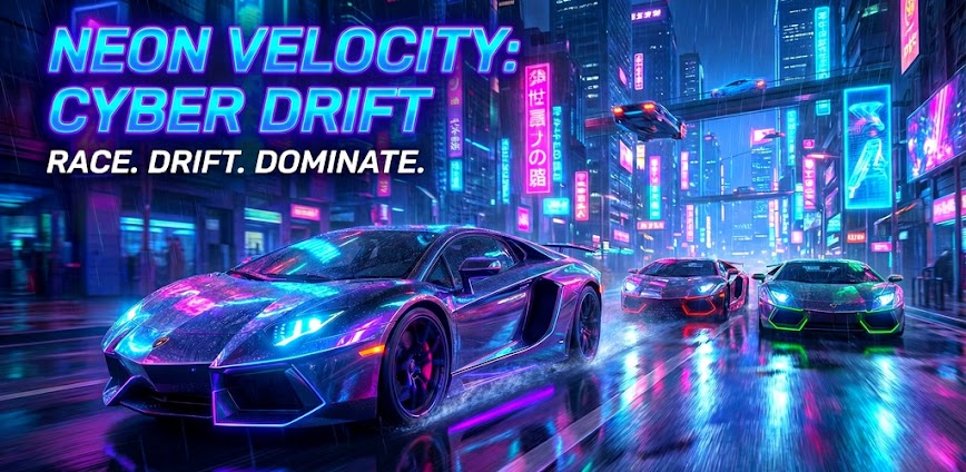 Download Neon City Racing: Drag & Drift Mod APK 1.0.2 – (Unlimited money)