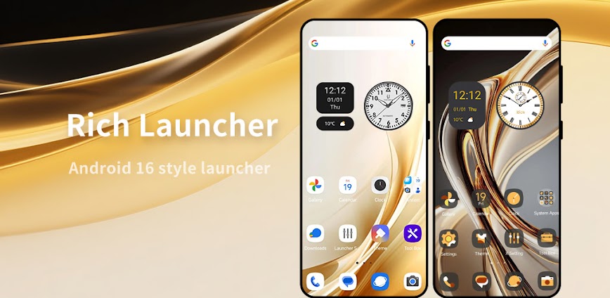 Download Rich Launcher for Android 16 Mod APK 5.0 – (Unlocked,Prime)