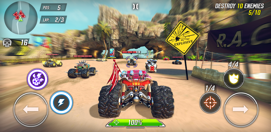 Download RACE: Rocket Arena Car Extreme Mod APK 1.4.8 – (Unlimited money)