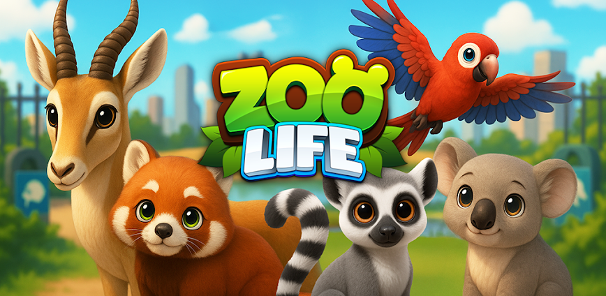 Zoo Life: Animal Park Game v4.6.4 MOD APK [Unlimited Money/Gems]