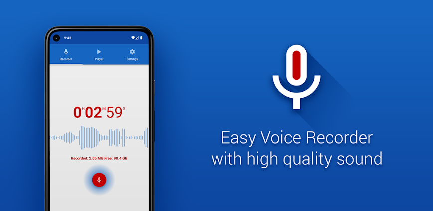 Download Voice Recorder Mod APK 3.35 – (Paid for free,Free purchase)