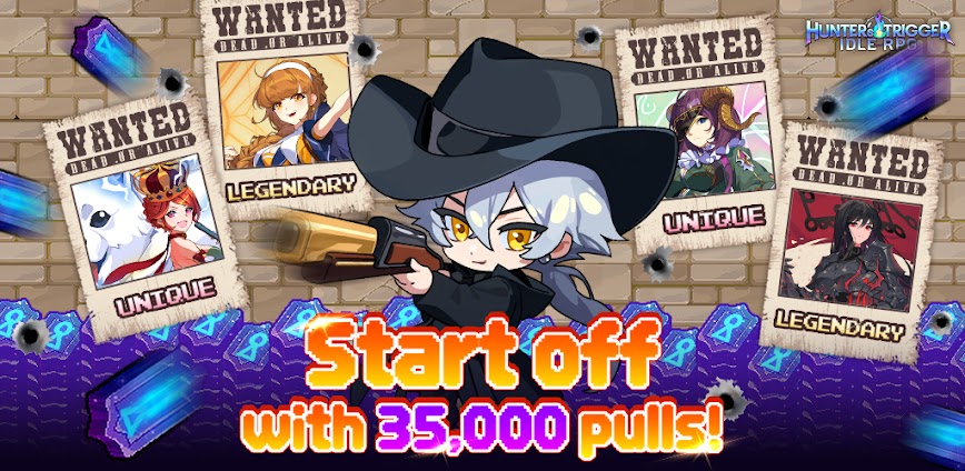 Download Hunter’s Trigger: Idle RPG Mod APK 1.20.0 – (High Damage)