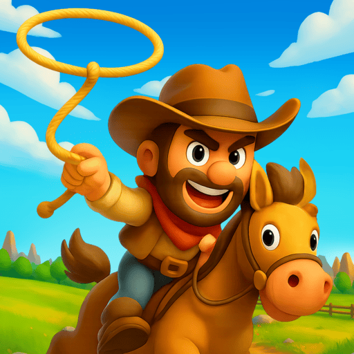 Cowboy Lasso Master: Idle Game
