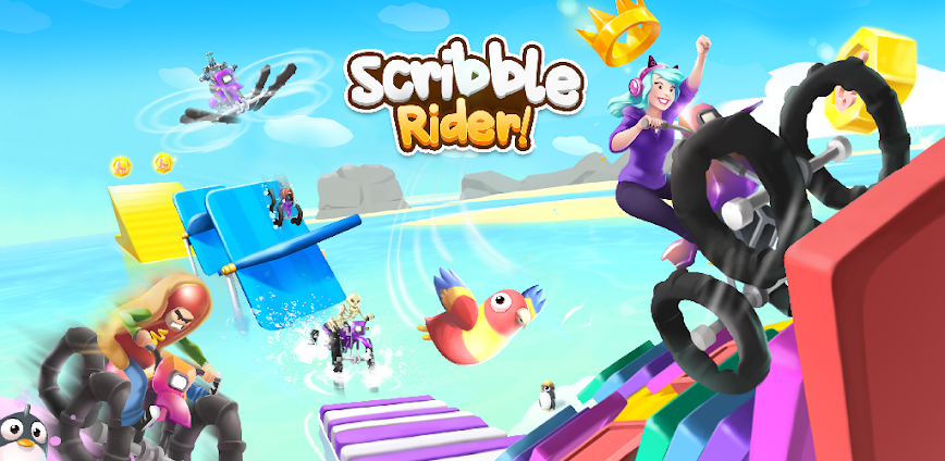 Download Scribble Rider Mod APK 3.4.7 – (Unlimited money)