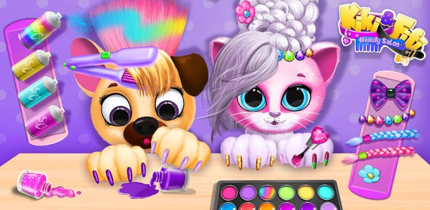 Download Kiki & Fifi Pet Beauty Salon Mod APK 5.0.40119 – (Free purchase,Full)