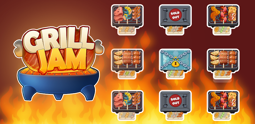Download Grill Jam: Skewer Sort Mod APK 0.0.5 – (Unlimited money)