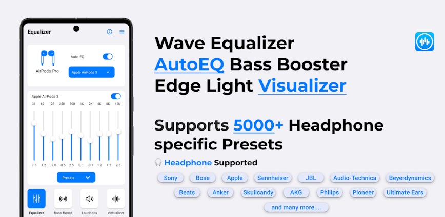 Wave Equalizer FX Bass Booster