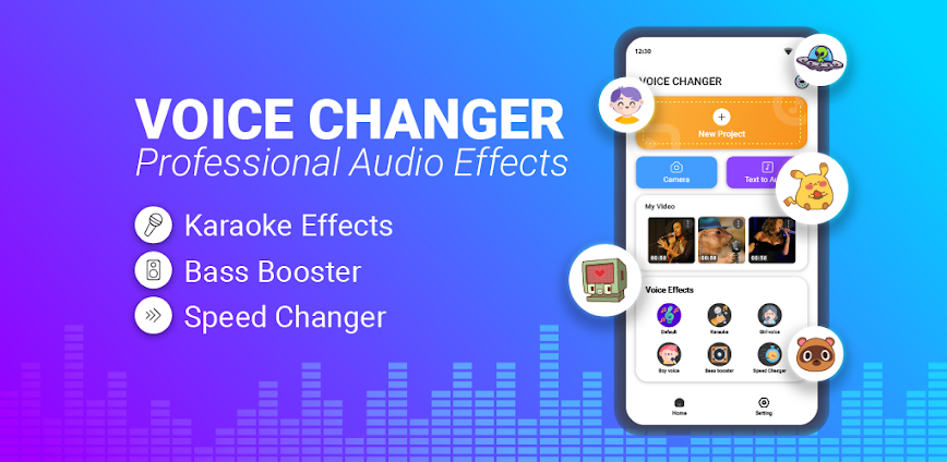 Download Voice Changer – Audio Effects Mod APK 2.2.2 – (Unlocked,Premium)