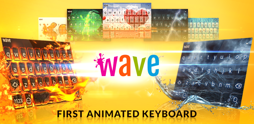 Download Wave Animated Keyboard Emoji Mod APK 1.76.1 – (Paid for free,Free purchase)
