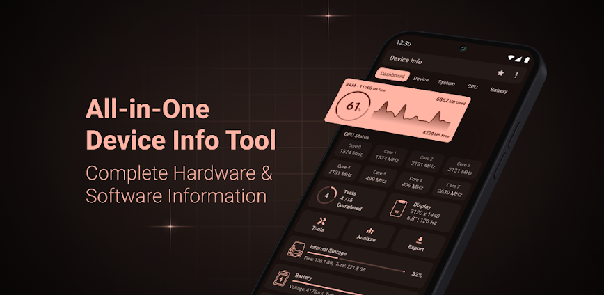 Download Device Info: System & CPU Info Mod APK 3.4.1.3 – (Donate)