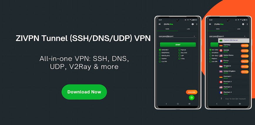 ZIVPN Tunnel (SSH/DNS/UDP) VPN