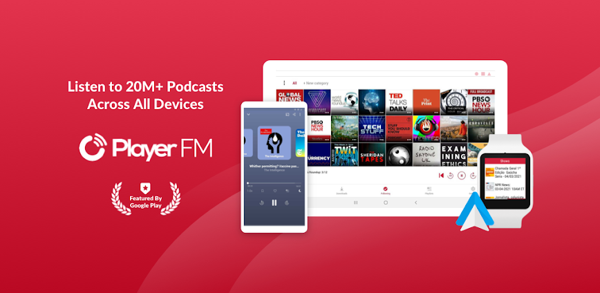 Download Offline Podcast App: Player FM Mod APK 7.4.327863 – (Unlocked,Premium)