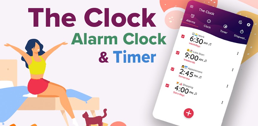 Download The Clock: Alarm Clock & Timer Mod APK 9.6.0 – (Unlocked,Premium)
