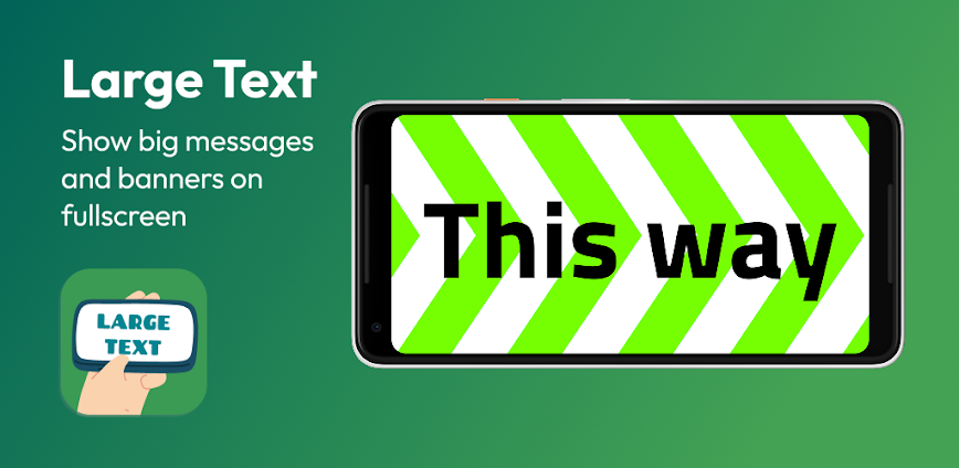 Download Large Text: Signboard Mod APK 2.11.4 – (Unlocked,Premium)