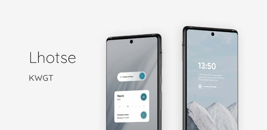 Download Lhotse KWGT Mod APK 6.1.1 – (Paid for free,Free purchase)