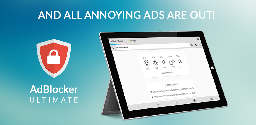 Download AdBlocker Ultimate Browser Mod APK 1.1134 – (Unlocked,Pro)