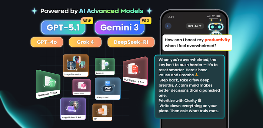 Download AI Chat : Chatbot & Assistant Mod APK 95.0 – (Remove ads,Unlocked,Premium,Pro,VIP)