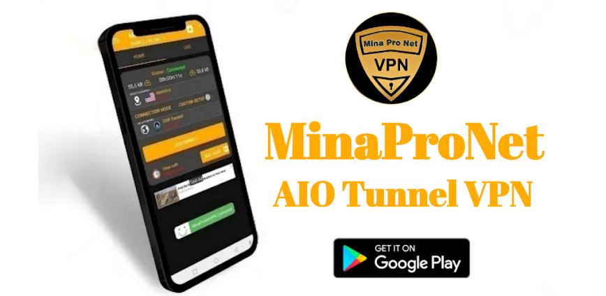 Download MinaProNet – AIO Tunnel VPN Mod APK 62.0.0 – (Remove ads,Unlocked,Premium)