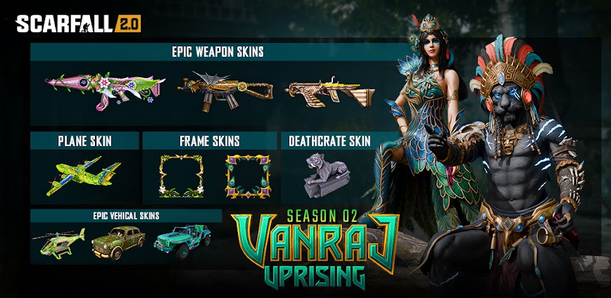 ScarFall 2.0 : Battle Royale v1.2.3 MOD APK [Full Game]